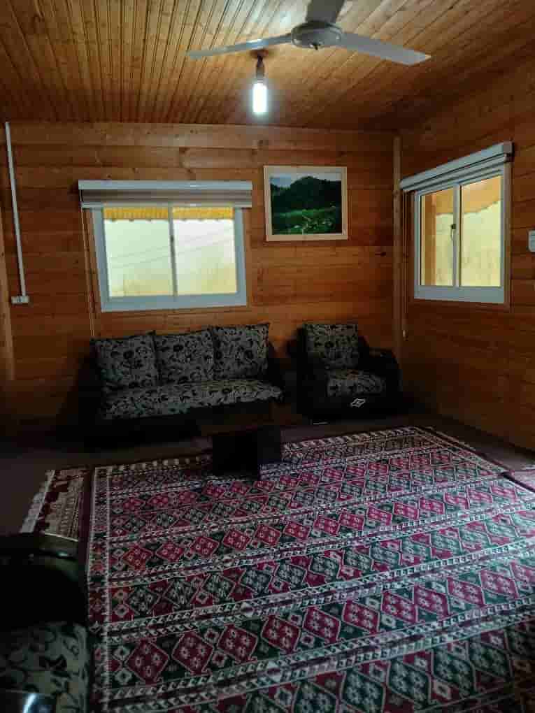 عکس کلبه چوبی جنگلی در روستای دیگا ماسال
