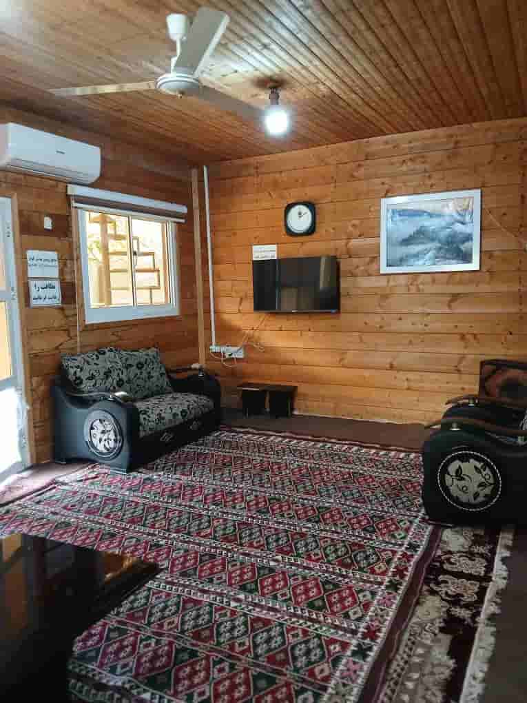 عکس کلبه چوبی جنگلی در روستای دیگا ماسال