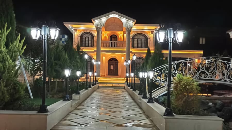 ویلا با جکوزی و استخر سرپوشیده آبگرم در زعفرانیه چهارباغ - 4خواب